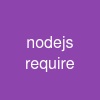 node.js require