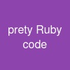 prety Ruby code