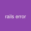 rails error