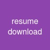 resume download