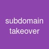 subdomain takeover