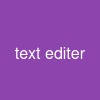 text editer