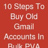 10 Steps To Buy Old Gmail Accounts In Bulk (PVA