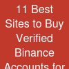 11 Best Sites to Buy Verified Binance Accounts for Quick Sell