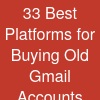 33 Best Platforms for Buying Old Gmail Accounts 2026