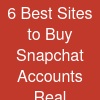 6 Best Sites to Buy Snapchat Accounts (Real
