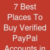 7 Best Places To Buy Verified PayPal Accounts in USA