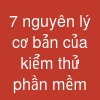 7 nguyên lý cơ bản của kiểm thử phần mềm