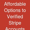 Affordable Options to  Verified Stripe Accounts