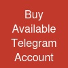 Buy Available Telegram Account