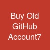 Buy Old GitHub Account7