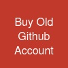 Buy Old Github Account