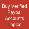 Buy Verified Paypal Accounts · Topics
