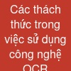 Các thách thức trong việc sử dụng công nghệ OCR