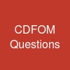 CDFOM Questions