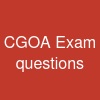 CGOA Exam questions