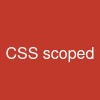 CSS scoped