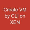 Create VM by CLI on XEN