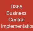 D365 Business Central Implementation
