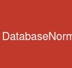 DatabaseNormalization