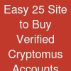 Easy 25 Site to Buy Verified Cryptomus Accounts