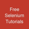 Free Selenium Tutorials