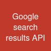 Google search results API