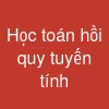 Học toán hồi quy tuyến tính