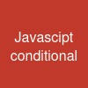 Javascipt conditional