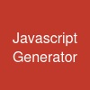 Javascript Generator