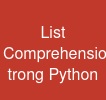 List Comprehension trong Python