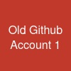 Old Github Account 1