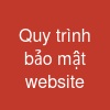 Quy trình bảo mật website