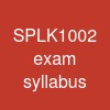 SPLK-1002 exam syllabus