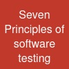 Seven Principles of software testing