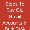 Steps To Buy Old Gmail Accounts In Bulk (PVA