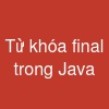 Từ khóa final trong Java