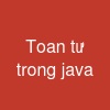 Toán tử trong java