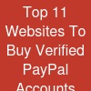 Top 11 Websites To Buy Verified PayPal Accounts due ...