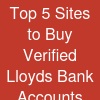 Top 5 Sites to Buy Verified Lloyds Bank Accounts