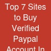 Top 7 Sites to Buy Verified Paypal Account In Com...