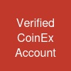 Verified CoinEx Account