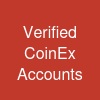 Verified CoinEx Accounts