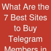 What Are the 7 Best Sites to Buy Telegram Members in 2026?