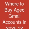 Where to Buy Aged Gmail Accounts in 2026: 12 Top-Rated ...