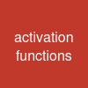 activation functions