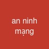 an ninh mạng