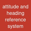 attitude and heading reference system