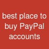 best place to buy PayPal accounts