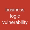 business logic vulnerability